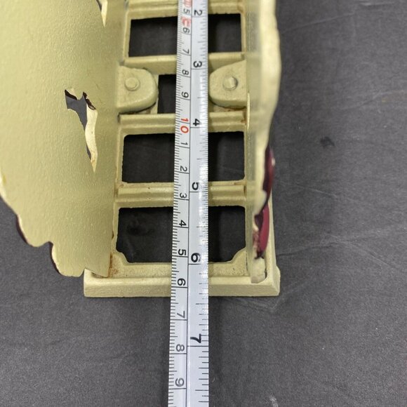 VTG Napkin Holder Cast‎ Iron Grapes Wine Y2K Grapevines Purple Green 1lb 12oz - Picture 8 of 12